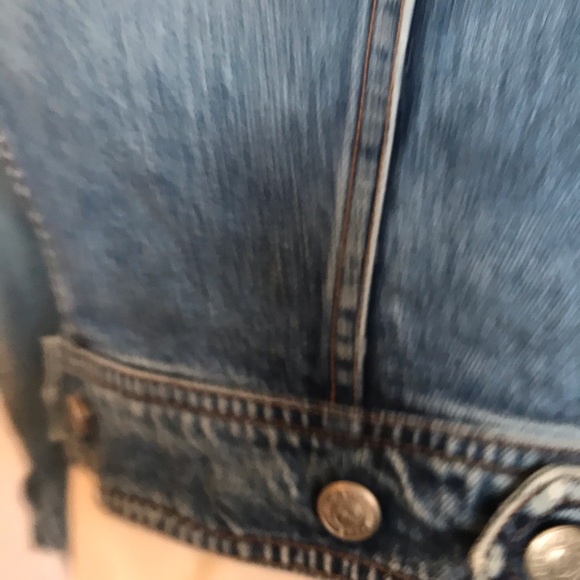 Katharine Hamnett XS stone washed Jean jacket - Picture 7 of 10